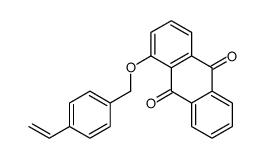 1-[(4-ethenylphenyl)methoxy]anthracene-9,10-dione Structure