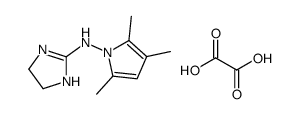 oxalic acid,N-(2,3,5-trimethylpyrrol-1-yl)-4,5-dihydro-1H-imidazol-2-amine Structure