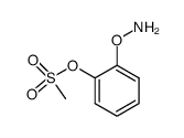Methanesulfonic acid 2-aminooxy-phenyl ester结构式