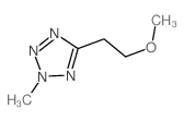 2H-Tetrazole,5-(2-methoxyethyl)-2-methyl- structure