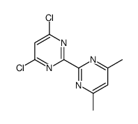 4,6-dichloro-2-(4,6-dimethylpyrimidin-2-yl)pyrimidine Structure