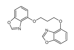 4-[3-(1,3-benzoxazol-4-yloxy)propoxy]-1,3-benzoxazole结构式