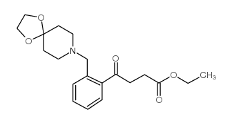 ETHYL 4-[2-[8-(1,4-DIOXA-8-AZASPIRO[4.5]DECYL)METHYL]PHENYL]-4-OXOBUTYRATE Structure