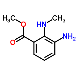 Methyl 3-amino-2-(methylamino)benzoate结构式