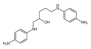 1,5-bis(4-aminoanilino)pentan-2-ol结构式