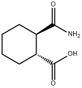 trans-2-Carbamoylcyclohexanecarboxylic acid Structure