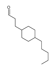 3-(4-pentylcyclohexyl)propanal结构式