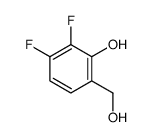 2,3-difluoro-6-(hydroxymethyl)phenol Structure