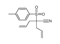 2-(4-methylphenyl)sulfonyl-2-prop-2-enylpent-4-enenitrile Structure
