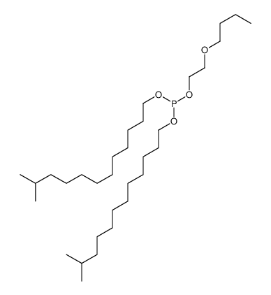2-butoxyethyl diisotridecyl phosphite Structure