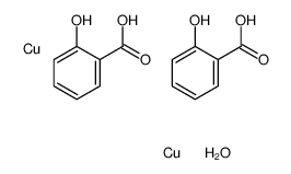 bis(2-hydroxybenzoato-O1,O2)-μ-oxodicopper结构式