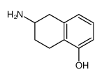 5-hydroxy-2-aminotetralin Structure