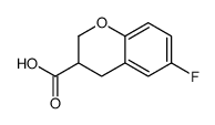 6-fluoro-3,4-dihydro-2H-chromene-3-carboxylic acid结构式