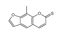 9-methylfuro[3,2-g]chromene-7-thione Structure