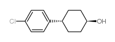 Cyclohexanol, 4-(4-chlorophenyl)-, trans Structure