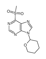 6-methylsulphonyl-9-(tetrahydropyran-2-yl)purine Structure