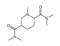 1-methyl-piperidine-2,5-dicarboxylic acid bis-dimethylamide结构式