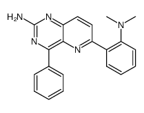 4-phenyl-6-(2-(N,N-dimethylamino)phenyl)pyrido[3,2-d]pyrimidin-2-ylamine Structure