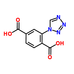 2-(1H-Tetrazol-1-yl)terephthalic acid structure