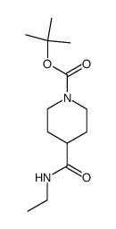 1-Boc-4-(ethylcarbamoyl)piperidine Structure