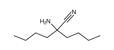 2-amino-2-n-butylhexanenitrile结构式