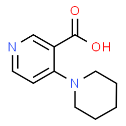 4-(Piperidin-1-yl)nicotinic acid结构式