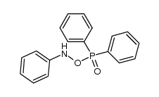 diphenyl((phenylamino)oxy)phosphine oxide Structure