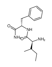 (S)-2-Amino-3-methyl-pentanoic acid ((S)-1-carbamoyl-2-phenyl-ethyl)-amide结构式