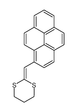 2-(pyren-1-ylmethylene)-1,3-dithiane结构式