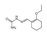 1-Cyclohexene-1-carboxaldehyde,2-ethoxy-,semicarbazone(6CI)结构式