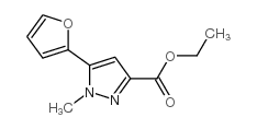 ETHYL 5-(2-FURYL)-1-METHYL-1H-PYRAZOLE-3-CARBOXYLATE Structure