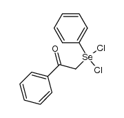 2-(dichloro(phenyl)-l4-selanyl)-1-phenylethan-1-one Structure
