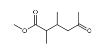 dimethyl-2,3 oxo-5 hexanoate de methyle结构式