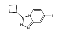 3-cyclobutyl-7-iodo-[1,2,4]triazolo[4,3-a]pyridine Structure