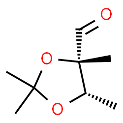 1,3-Dioxolane-4-carboxaldehyde, 2,2,4,5-tetramethyl-, cis- (9CI) Structure
