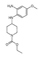 ethyl 4-((2-amino-4-methoxyphenyl)amino)piperidine-1-carboxylate结构式