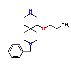 9-Benzyl-1-propoxy-3,9-diazaspiro[5.5]undecane结构式