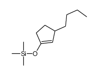 (3-butylcyclopenten-1-yl)oxy-trimethylsilane结构式