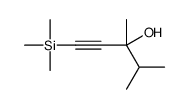 3,4-dimethyl-1-trimethylsilylpent-1-yn-3-ol Structure