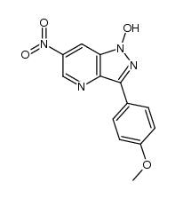 3-(4-methoxyphenyl)-6-nitro-1H-pyrazolo[4,3-b]pyridin-1-ol结构式