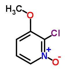 2-Chloro-3-methoxypyridine 1-oxide Structure