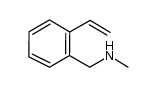 N-methyl-1-(2-vinylphenyl)methanamine结构式