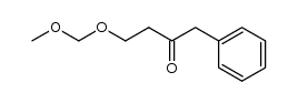 4-(methoxymethoxy)-1-phenyl-2-butanone结构式