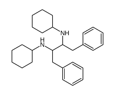 2-N,3-N-dicyclohexyl-1,4-diphenylbutane-2,3-diamine Structure