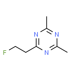 1,3,5-Triazine,2-(2-fluoroethyl)-4,6-dimethyl-(9CI) structure