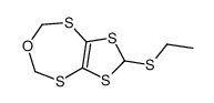 2-ethylsulfanyl-[1,3]dithiolo[4,5-d][1,3,6]oxadithiepine结构式