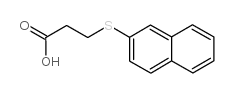 3-(2-NAPHTHYLTHIO)PROPIONIC ACID structure