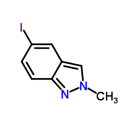 5-Iodo-2-methyl-2H-indazole structure