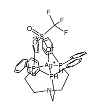 [Ag(tris(2-diphenylphosphinoethyl)amine)](SO3CF3)结构式