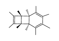 Decamethyl-anti-tricyclo[4.4.0.02,5]deca-3,7,9-trien Structure